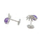 Boucles d'oreilles Boucles d'oreilles Chaumet, "Attrape-moi...si tu m'aimes", or blanc, améthystes. 58 Facettes 31527
