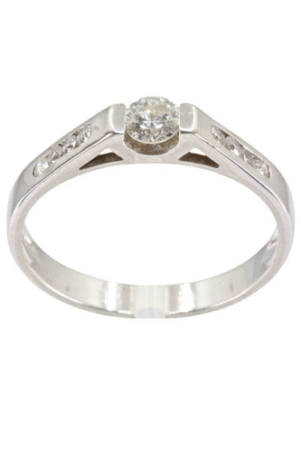 Bague SOLITAIRE MODERNE DIAMANTS 58 Facettes 039521