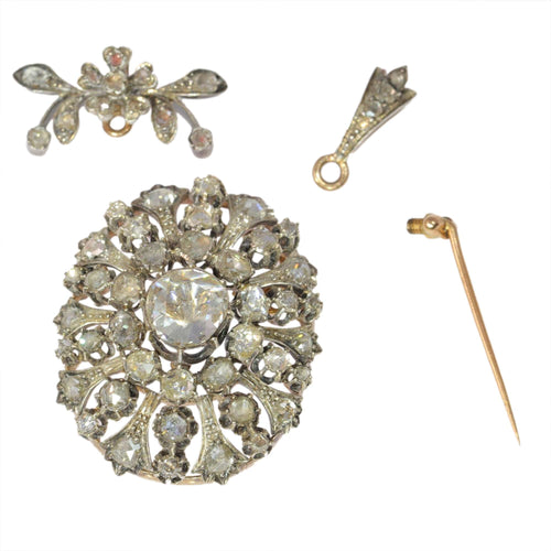 Pendentif Pendentif diamant victorien 58 Facettes 23304-0153
