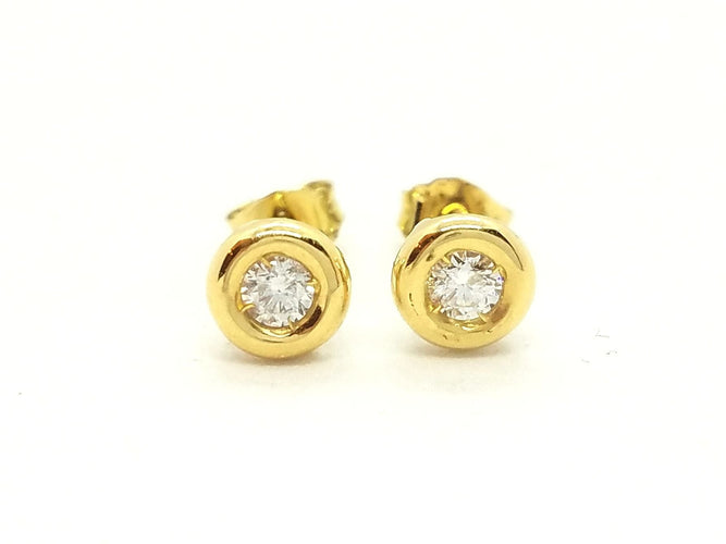 Boucles d'oreilles Boucles d'oreilles Or jaune Diamant 58 Facettes 579267RV