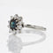 Bague 54 Bague marguerite or blanc saphir diamants 58 Facettes 21-612