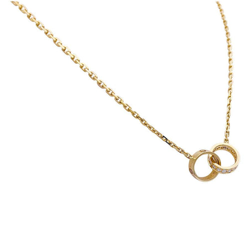 Collier Collier Cartier, "Love", en or jaune, diamants. 58 Facettes 32778