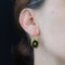 Boucles d'oreilles Dormeuses anciennes or onyx et perles fines 58 Facettes 21-678