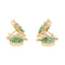 Boucles d'oreilles boucles d'oreilles or jaune Jade Jadéite 58 Facettes 2432029CN