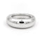 Bague 54 Chaumet Bague Jonc Or blanc 58 Facettes 1599366CN