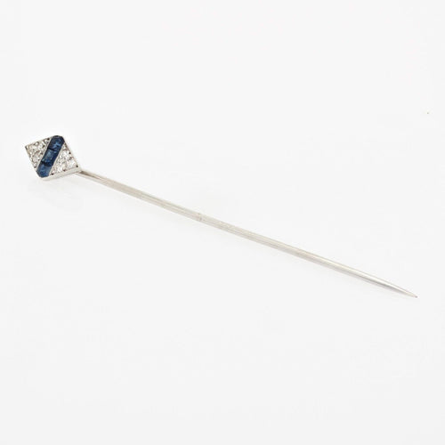 Broche Epingle de cravate Janesich saphirs diamants 58 Facettes 21-628