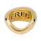 Bague 54 Bague Fred, "Mouvementée", or jaune, diamants. 58 Facettes 31506
