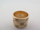 Bague 54 bague GUCCI icon or jaune 18k monogramme gg 58 Facettes 254506