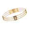 Bracelet Bracelet ancien en or chaines et plaques émaillées 58 Facettes 21-039