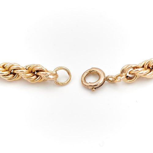 Collier Collier Maille torsadée Or jaune 58 Facettes 1752284CN