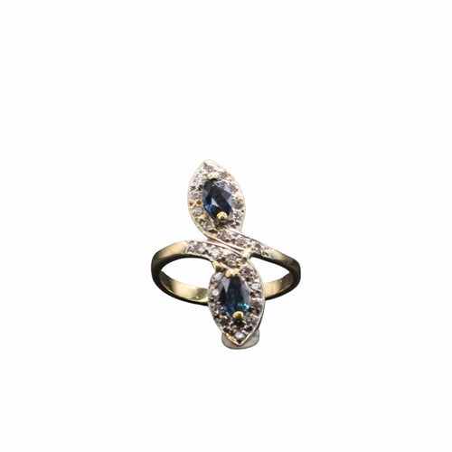 Bague Bague Toi et Moi  Diamants Saphir 58 Facettes