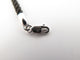 Collier collier FRED pendentif mouvemente or blanc 18k diamant cordon noir t50 58 Facettes 250364