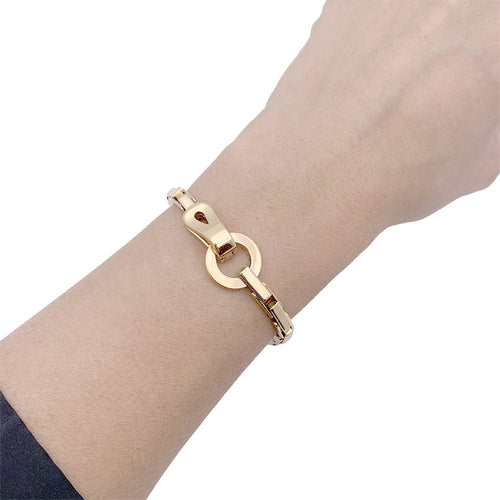 Bracelet Bracelet Cartier "Agrafe" en or jaune. 58 Facettes 33477