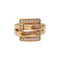 Bague 49 Bague Boucheron, "Déchaîné", or rose, diamants. 58 Facettes 30718