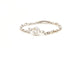 Bague Bague Chaînette Or blanc Diamant 58 Facettes
