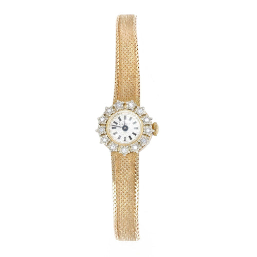 Montre Montre or jaune diamants de dame 58 Facettes 22-413