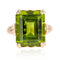Bague 56 Bague péridot et or jaune ancienne 58 Facettes 21-546
