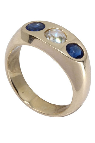 Bague 60 Bague jonc Or jaune Diamant Verre 58 Facettes 082031