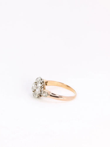 Bague Bague marguerite ancienne diamants 58 Facettes J126
