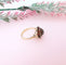 Bague 54.5 Bague Fleur Grenats Or Jaune 58 Facettes AA 1485