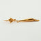Boucles d'oreilles Pendants d'oreilles or décor passementerie 58 Facettes