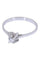 Bague 54 SOLITAIRE OR BLANC DIAMANT 58 Facettes 078461