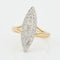 Bague 58 Bag Marquise Or jaune Diamants 58 Facettes RÉF 3009/20