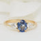 Bague 54 Bague Saphir 1.06ct Diamants 58 Facettes 27971