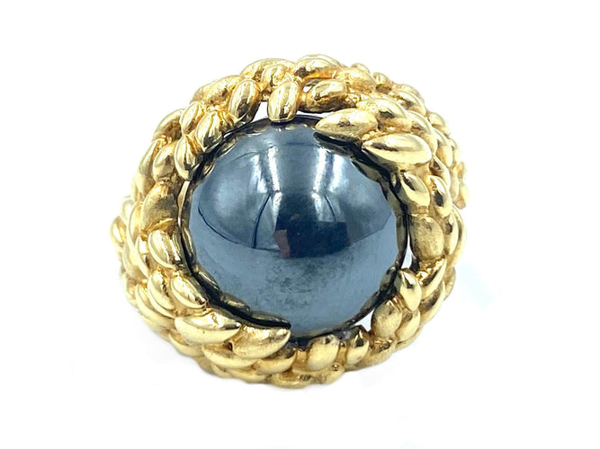 Bague GILBERT ALBERT. Bague or et billes interchangeables 58 Facettes