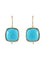 Boucles d'oreilles Boucles d'oreilles Turquoises 58 Facettes