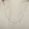 Collier Collier Or blanc 10 diamants 58 Facettes 8393