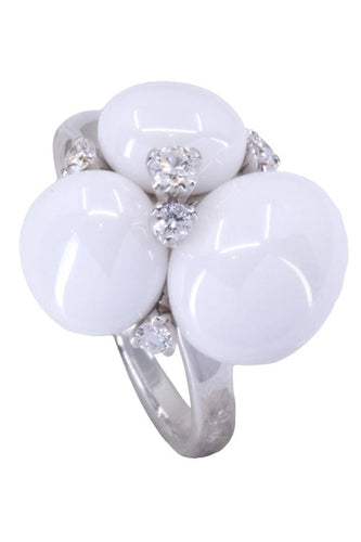 Bague 55 BAGUE POMELLATO CAPRI DIAMANTS 58 Facettes 080571