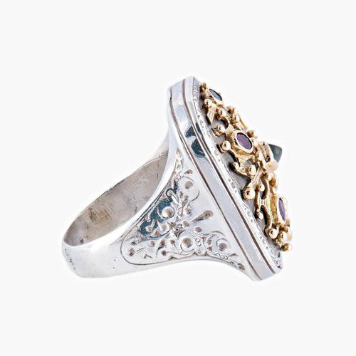 Bague 67 GEROCHRISTO Bague d’homme rectangulaire 58 Facettes