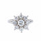 Bague 51 Bague Marguerite Diamants 58 Facettes