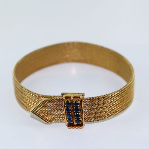 Bracelet Bracelet "Boucle de ceinture" Or jaune 58 Facettes