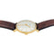 Montre Montre Jaeger en or rose, bracelet cuir. 58 Facettes 31457