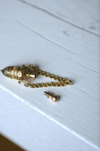 Pendentif Pendentif flacon à sels amphore en or 58 Facettes