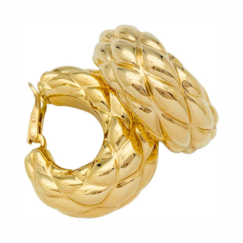 Boucles d'oreilles Boucles d'oreilles Van Cleef & Arpels créoles vintage. 58 Facettes 31668