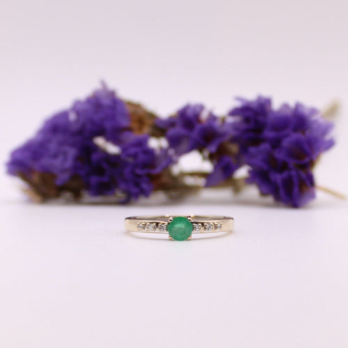Bague MAUBOUSSIN - bague émeraude, diamants 58 Facettes