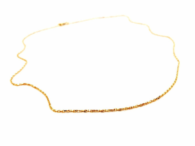 Collier Collier Maille forçat Or jaune 58 Facettes 1783119CN