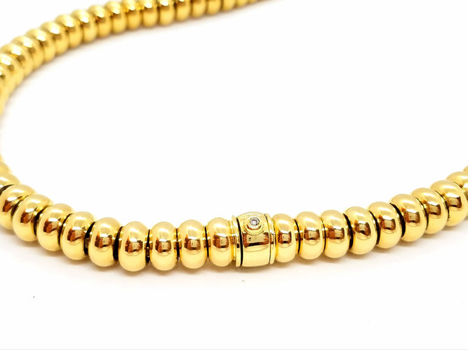 Collier Collier Or jaune Diamant 58 Facettes 740206CN