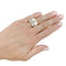 Bague 51 Bague Poiray "Sceau de Coeurs" en or blanc, céramique et diamants. 58 Facettes 31458