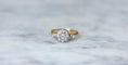 Bague 55.5 Bague de fiançailles marguerite diamants 58 Facettes