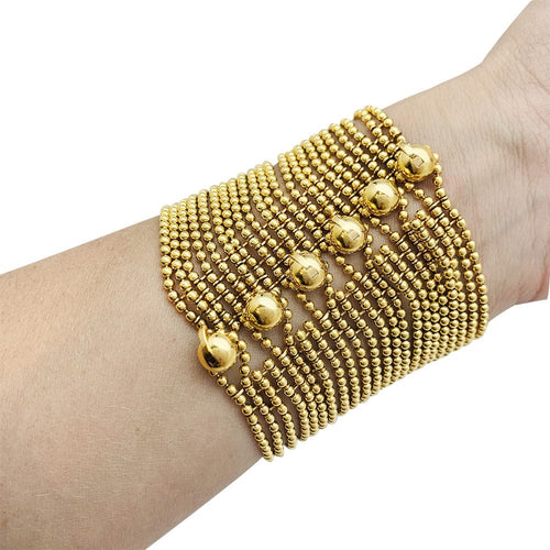 Bracelet Bracelet Cartier "Draperie" en or jaune. 58 Facettes 30816
