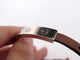 Bracelet bracelet CARTIER love cuir et barrette or blanc 18k 15-19.5 58 Facettes 252399