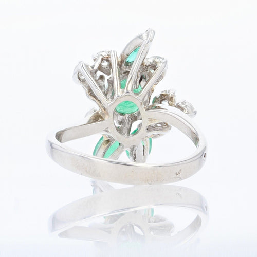 Bague 50 Bague vintage émeraudes et diamants 58 Facettes 16-052-50-1