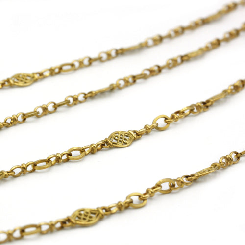 Collier Sautoir filigrane Or jaune 58 Facettes 230280R