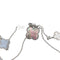 Collier Sautoir Van Cleef & Arpels, "Magic Alhambra", en or blanc, calcédoine et nacre. 58 Facettes 31454