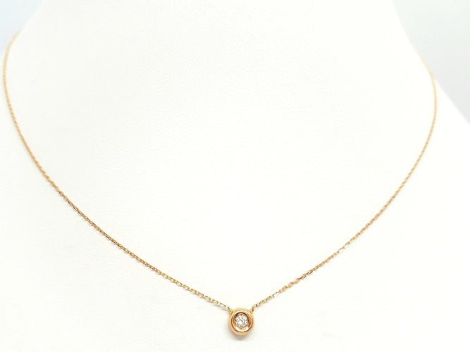 Collier Collier Or rose Diamant 58 Facettes 578950RV
