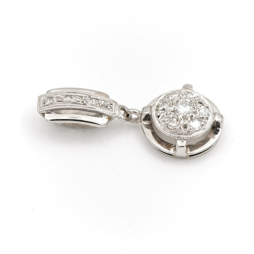Collier Pendentif Or blanc Diamant 58 Facettes 2024920CN